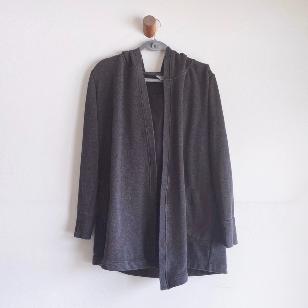 Athleta Hooded Sweatshirt Cardigan